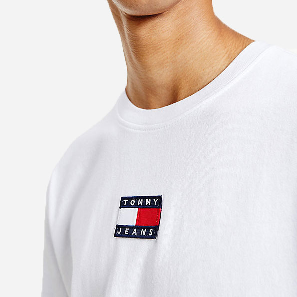 Tommy Jeans Badge Tee - White