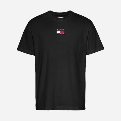 Tommy Jeans Badge Tee - Black