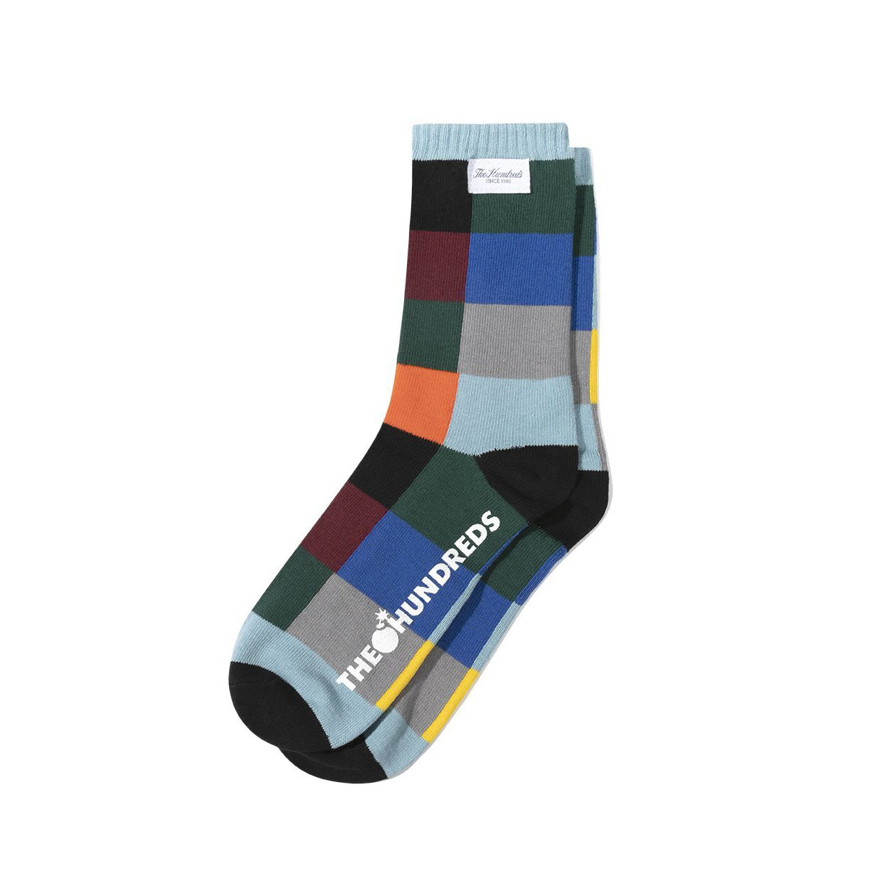 The Hundreds Patchwork Socks - Multi