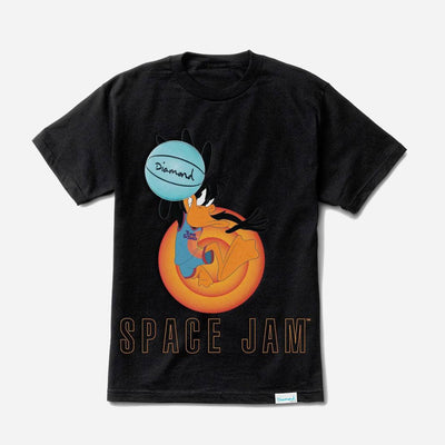 Diamond X Space Jam The Daffy Duck Tee - Black